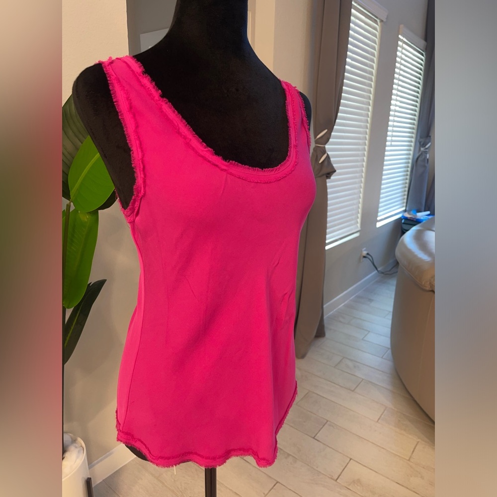 Theory Pink 100% Silk Tank Top S